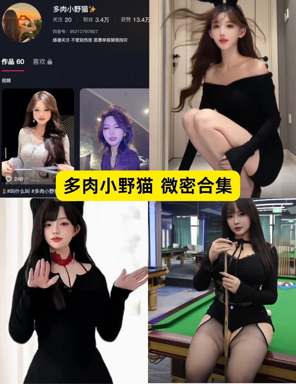 微密圈 多肉小野猫 付费写真合集图片及视频下载