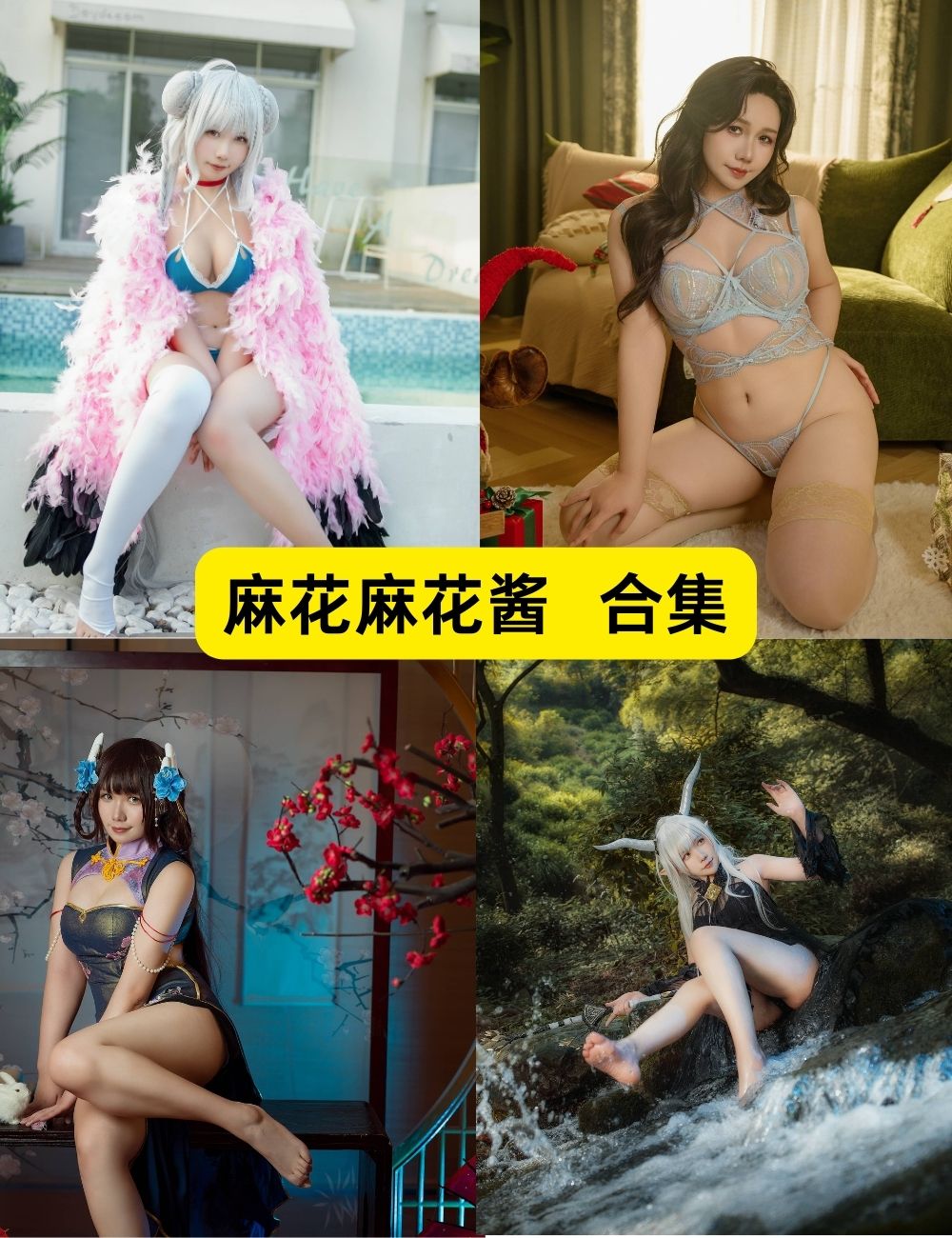 麻花麻花酱 成熟巨乳美女 95套COSPLAY写真合集图片视频下载