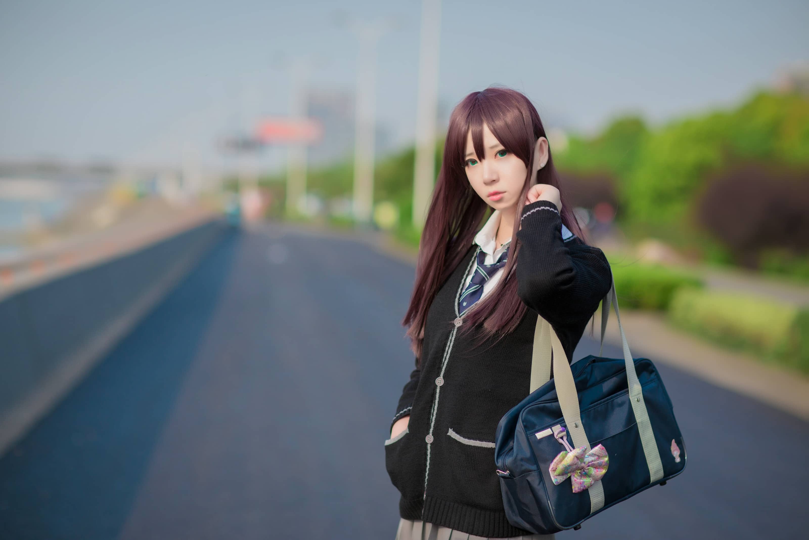 闪月半 短发可爱唯美写真合集下载