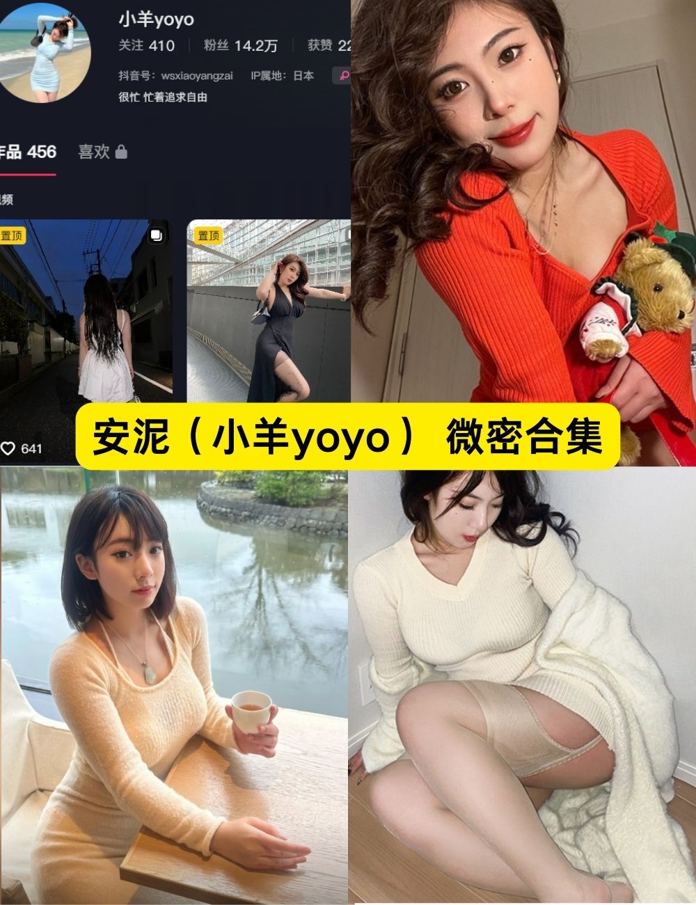 微密圈 安泥(小羊yoyo) 肉丝女神 性感付费写真图片及视频合集