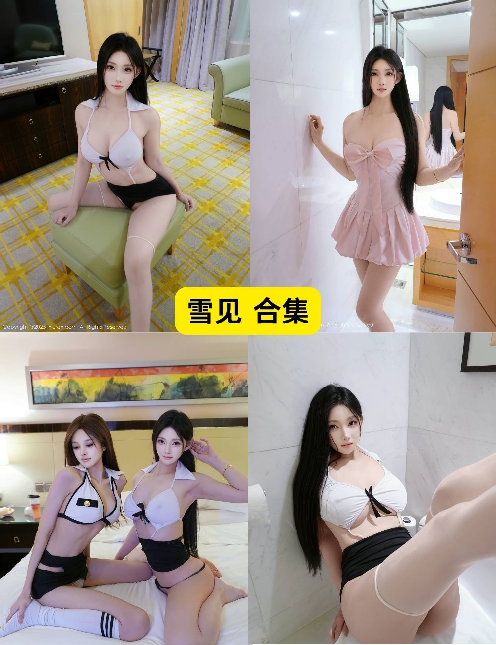 秀人网  雪见 白丝美腿写真图片资源下载