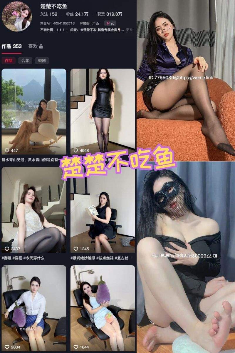 微密圈 楚楚不吃鱼 黑丝御姐 写真资源合集
